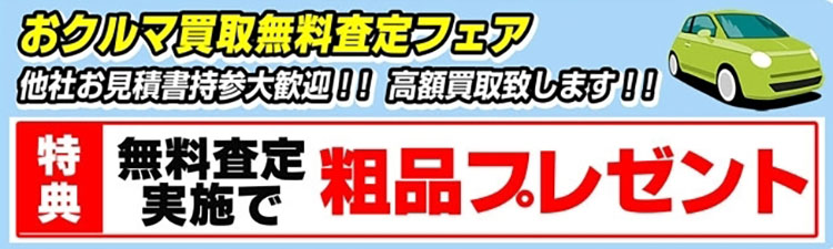 クルマ買取無料査定フェア