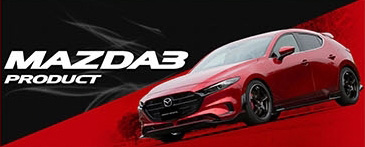 KNIGHT SPORTSデモカーMAZDA3