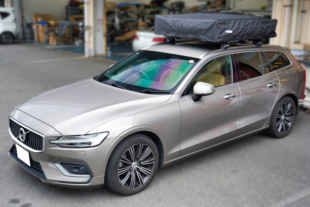 VOLVO V60 THULEルーフトップテント Approach M – スーパー 